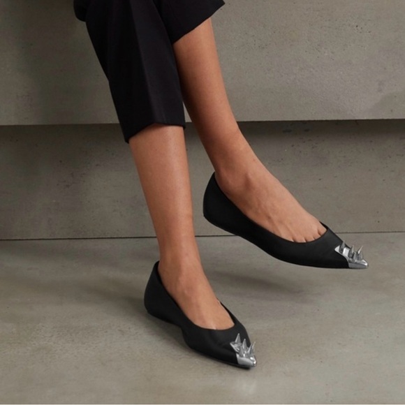 Alexander McQueen Shoes - AUTHENTIC Alexander McQueen Leather Punk Stud Ballerina Flat Italian Leather Lux